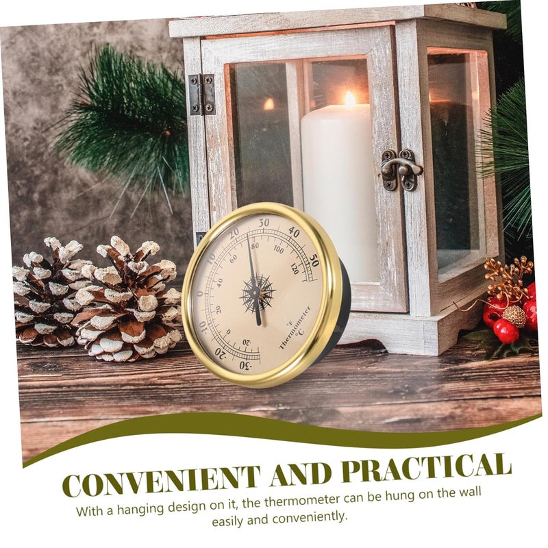 VICASKY Clear Scale Wall Thermometer For Indoor Outdoor Use With Easy To Read Analog Dial - Image 5